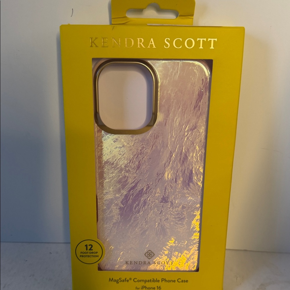 Kendra Scott Iridescent Pink MagSafe-Compatible iPhone Case